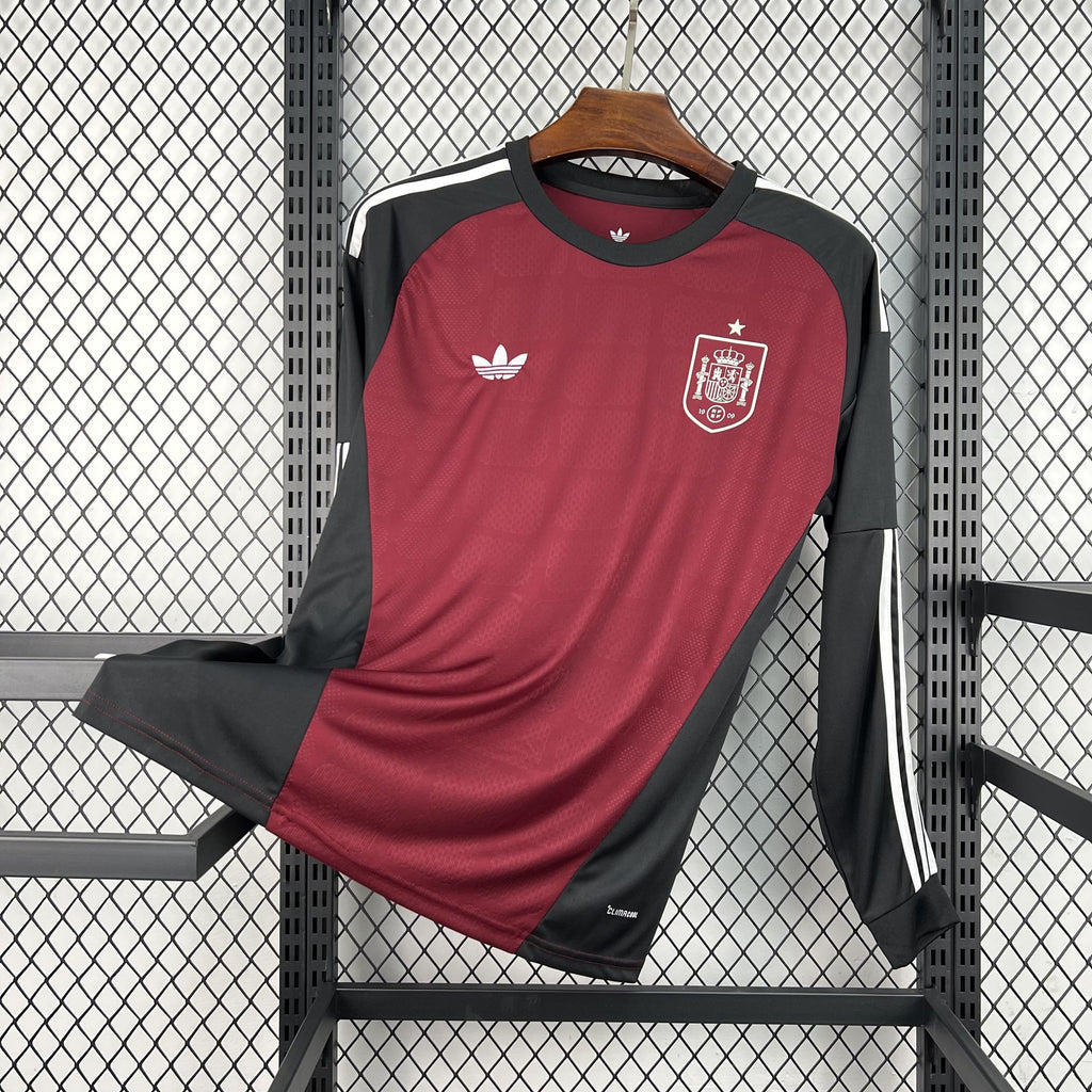 Camisa Espanha 2026 Goleiro - (Torcedor) Manga Longa