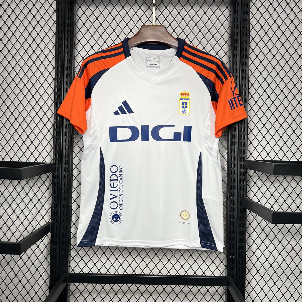 Camisa Real Oviedo Away 24/25 - Adidas (Torcedor) Masculina