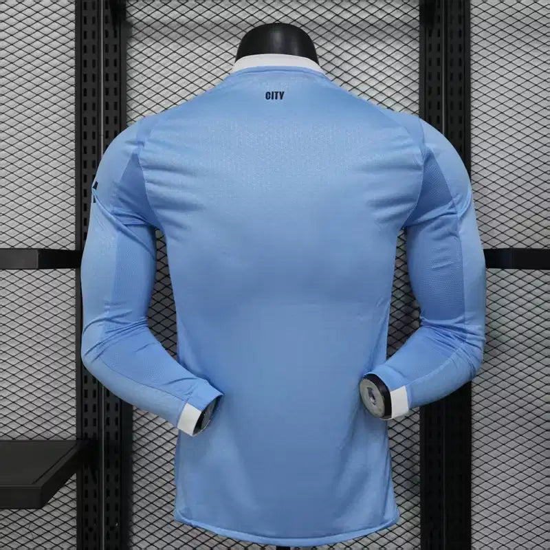 Camisa Manchester City 25/26 Home - (Jogador) Manga Longa