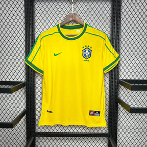 Camisa Brasil Titular 1998 - Versão (Retrô)