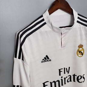 Camisa Real Madrid Titular 14/15 - Versão (Retrô) Manga Comprida