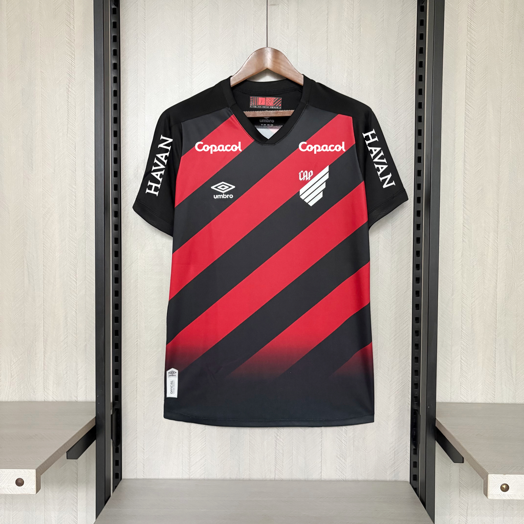 Camisa Athletico-PR 2026 Home (Todos os Patrocínios) - (Torcedor)
