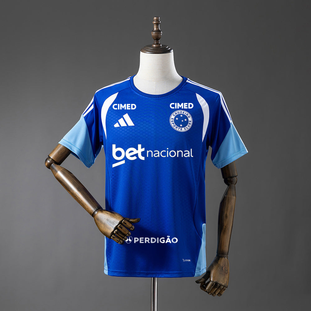 Camisa Cruzeiro 2026 Treino (Todos os Patrocínios) - (Torcedor)