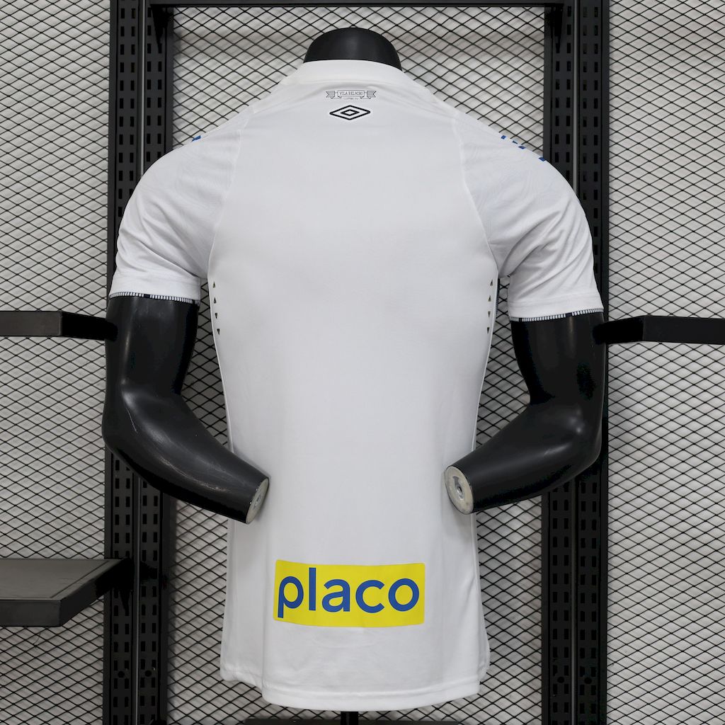 Camisa Santos Home 24/25 - Versão (Jogador) - Completa Com Patrocínio