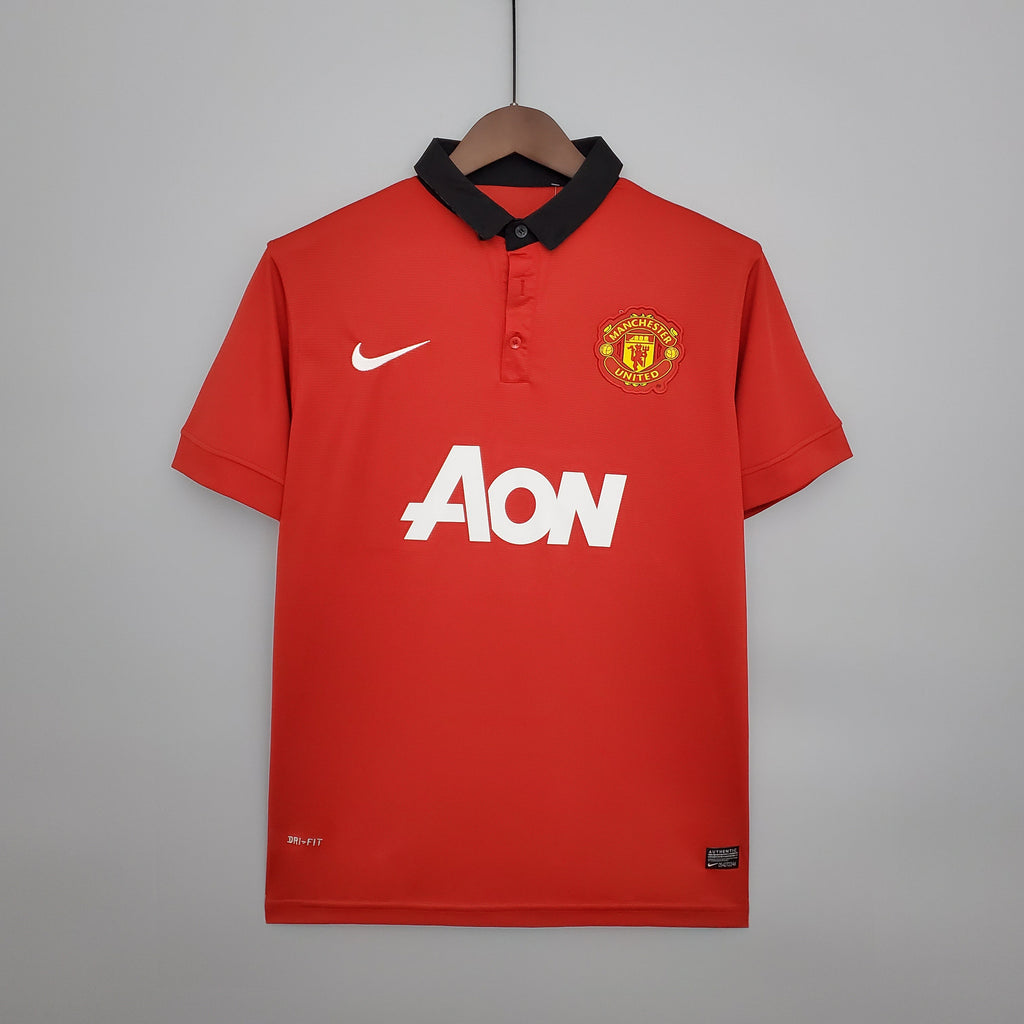 Camisa Manchester United Titular 13/14 - Versão (Retrô)
