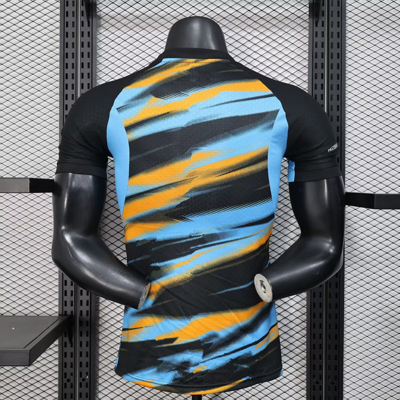 Camisa Olympique de Marseille 25/26 Edição Faster OM Orange - (Jogador)