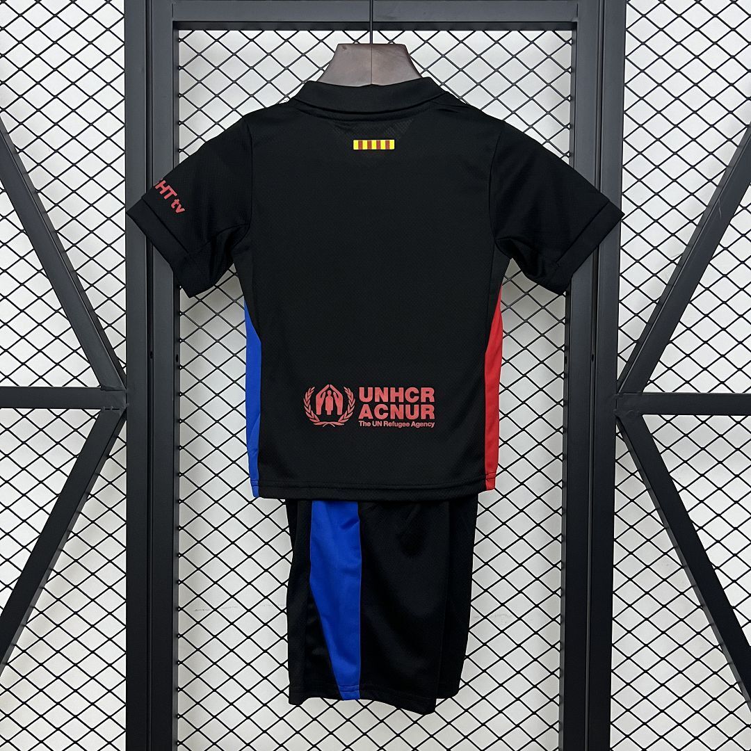 Kit Infantil Barcelona 24/25 Away (Cactus Jack)