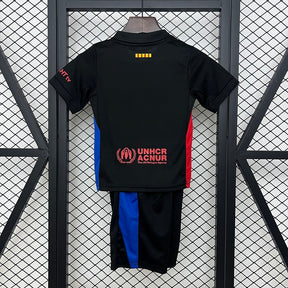 Kit Infantil Barcelona 24/25 Away (Cactus Jack)