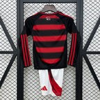 Kit Infantil Flamengo 2025 Home - Manga Longa
