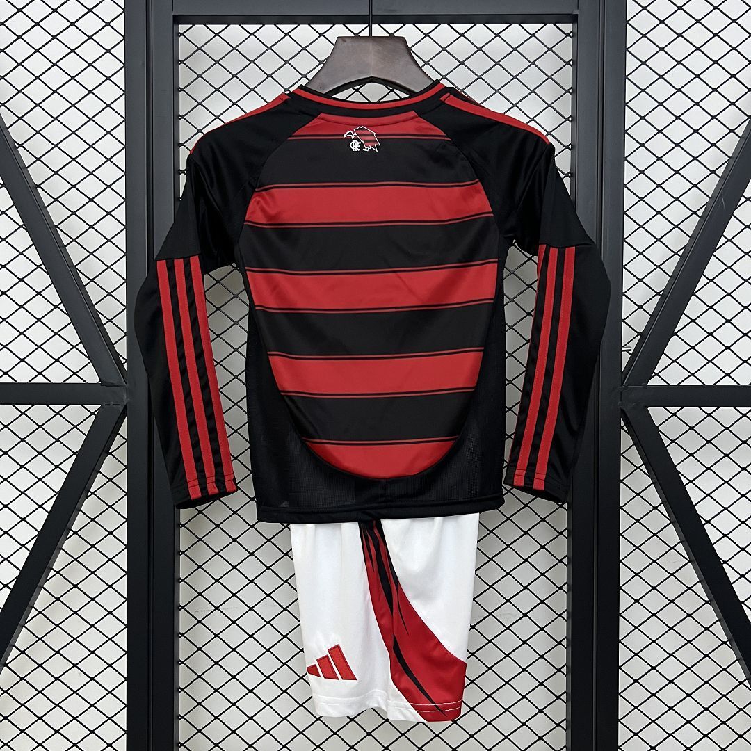 Kit Infantil Flamengo 2025 Home - Manga Longa