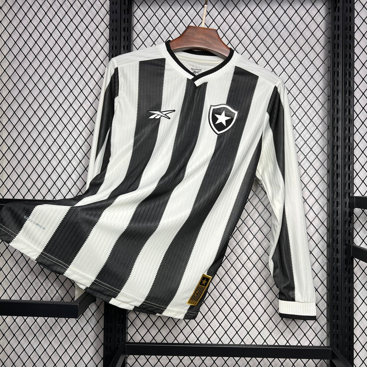 Camisa Botafogo Home Manga comprida 24/25 - Versão (Torcedor) Masculina