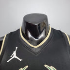 Camisa NBA Milwalkee Bucks #34 Antetokounmpo - Theme Black