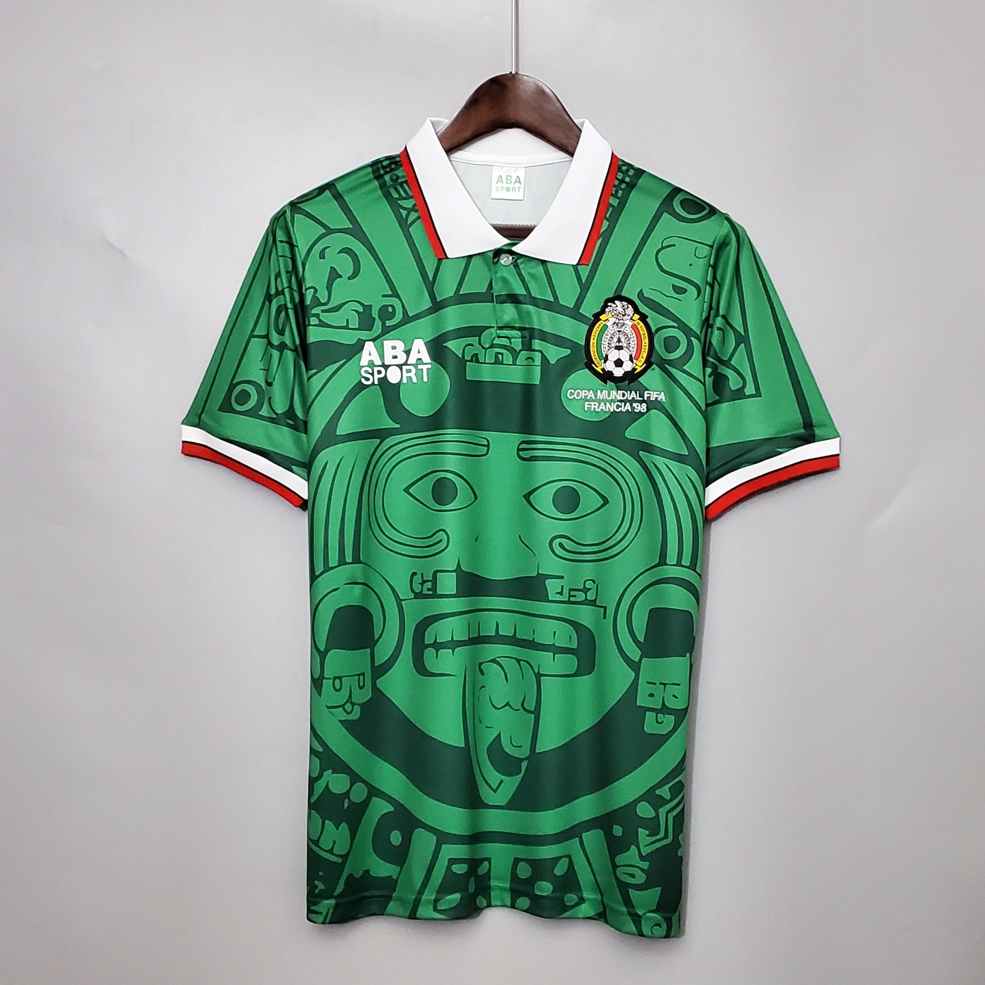 Camisa México Titular 1998 - Versão (Retrô)