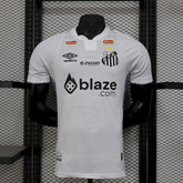 Camisa Santos Home 24/25 - Versão (Jogador) - Completa Com Patrocínio