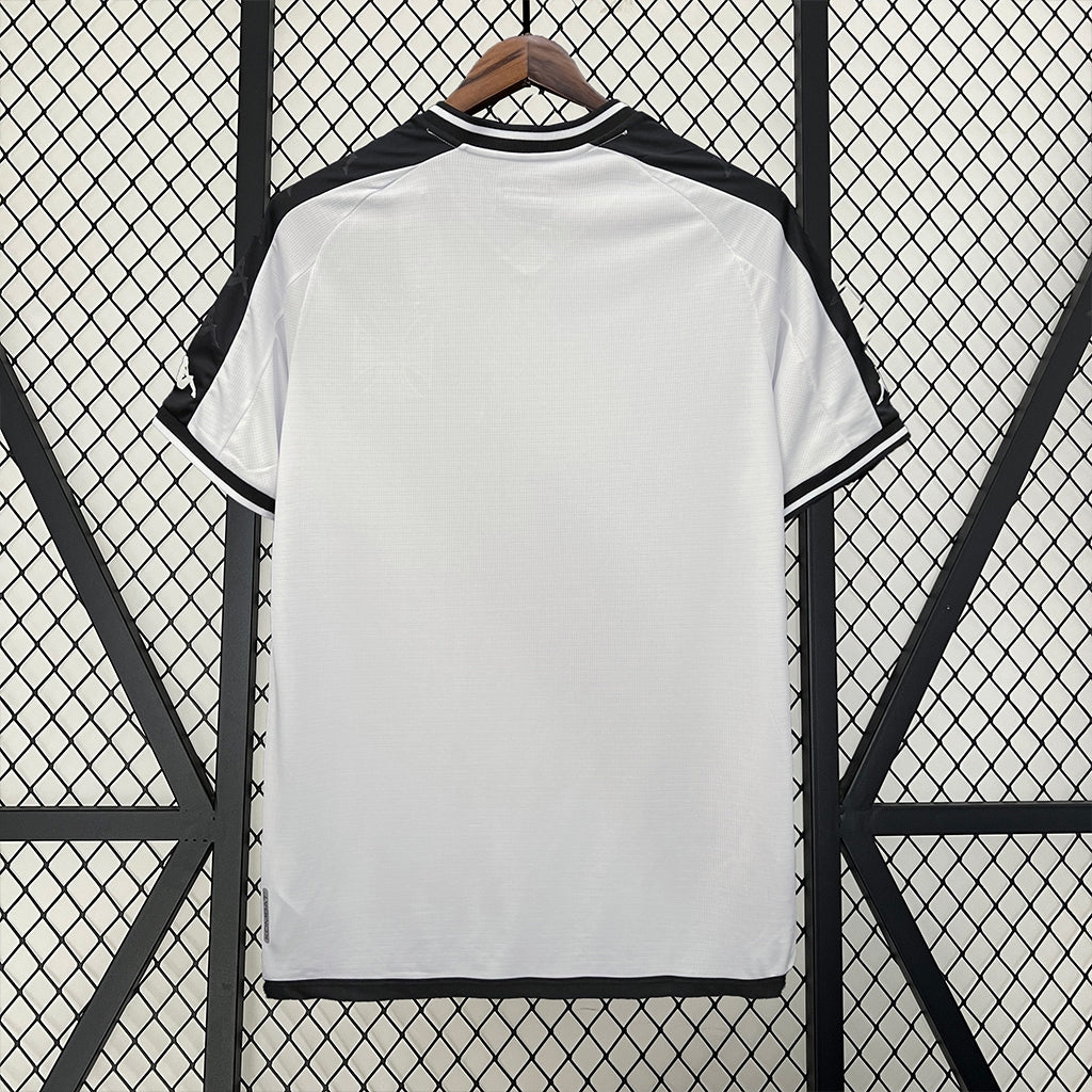 Camisa Vasco da Gama Branca Kappa 24/25 - Versão (Torcedor) Masculina