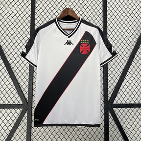 Camisa Vasco da Gama Branca Kappa 24/25 - Versão (Torcedor) Masculina
