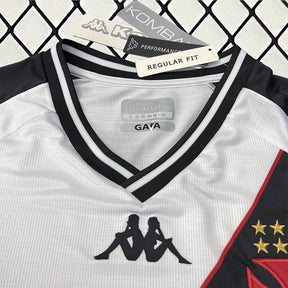 Camisa Vasco da Gama Branca Kappa 24/25 - Versão (Torcedor) Masculina