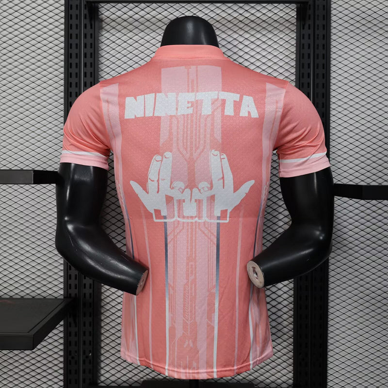 Camisa Olympique de Marseille 25/26 Edição Pink Joint - (Jogador)