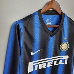 Camisa Inter de Milão Titular 10/11 - Versão (Retrô) Manga Comprida