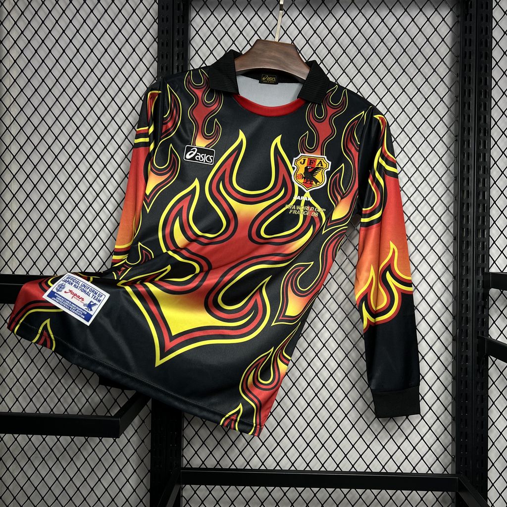 Camisa Japão Goleiro 1998 - Versão (Retrô) Manga Comprida