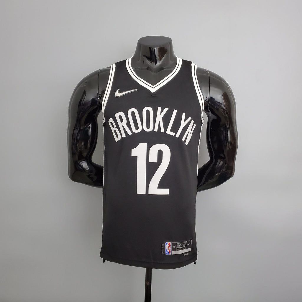 Camisa NBA Brooklyn Nets #12 Harris- 75° Aniversário Black