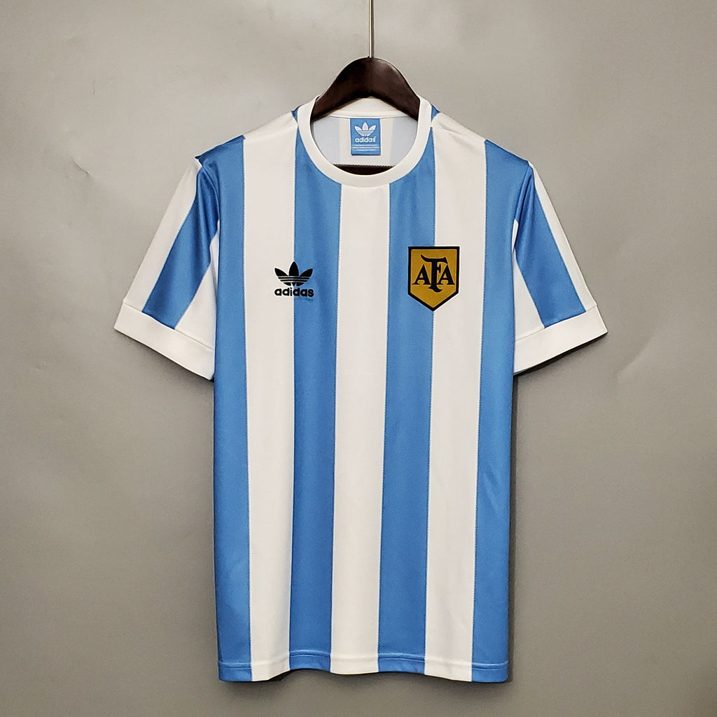 Camisa Argentina Titular 1978 - Versão (Retrô)