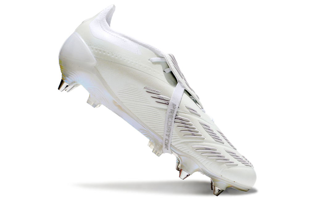 Adidas Predator Elite Fold-Over Tongue SG - Branca e Prata