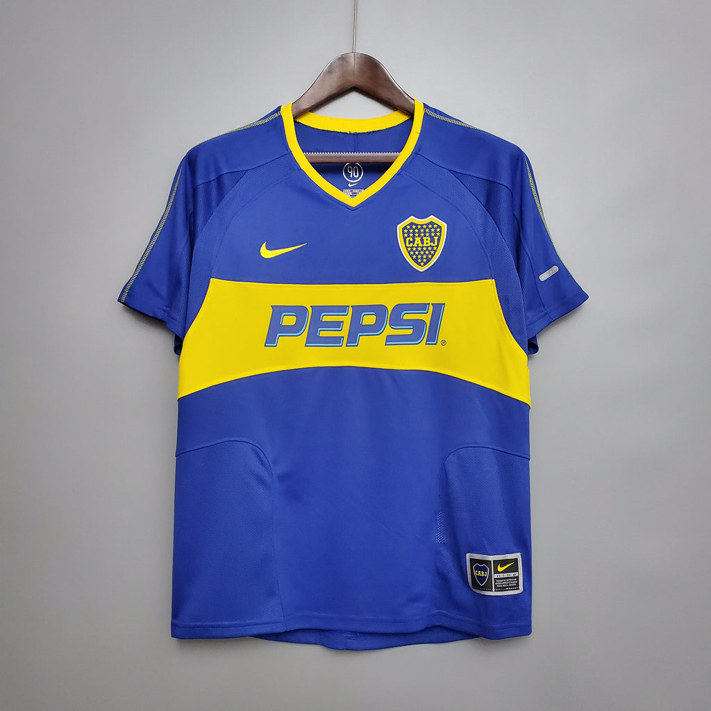 Camisa Boca Juniors 03/04 Home - (Retrô)