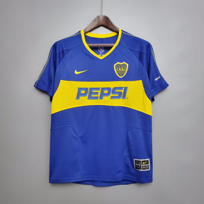 Camisa Boca Juniors Titular 03/04 - Versão (Retrô)