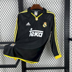 Camisa Real Madrid 99/00/01 Away - (Retrô) Manga Longa