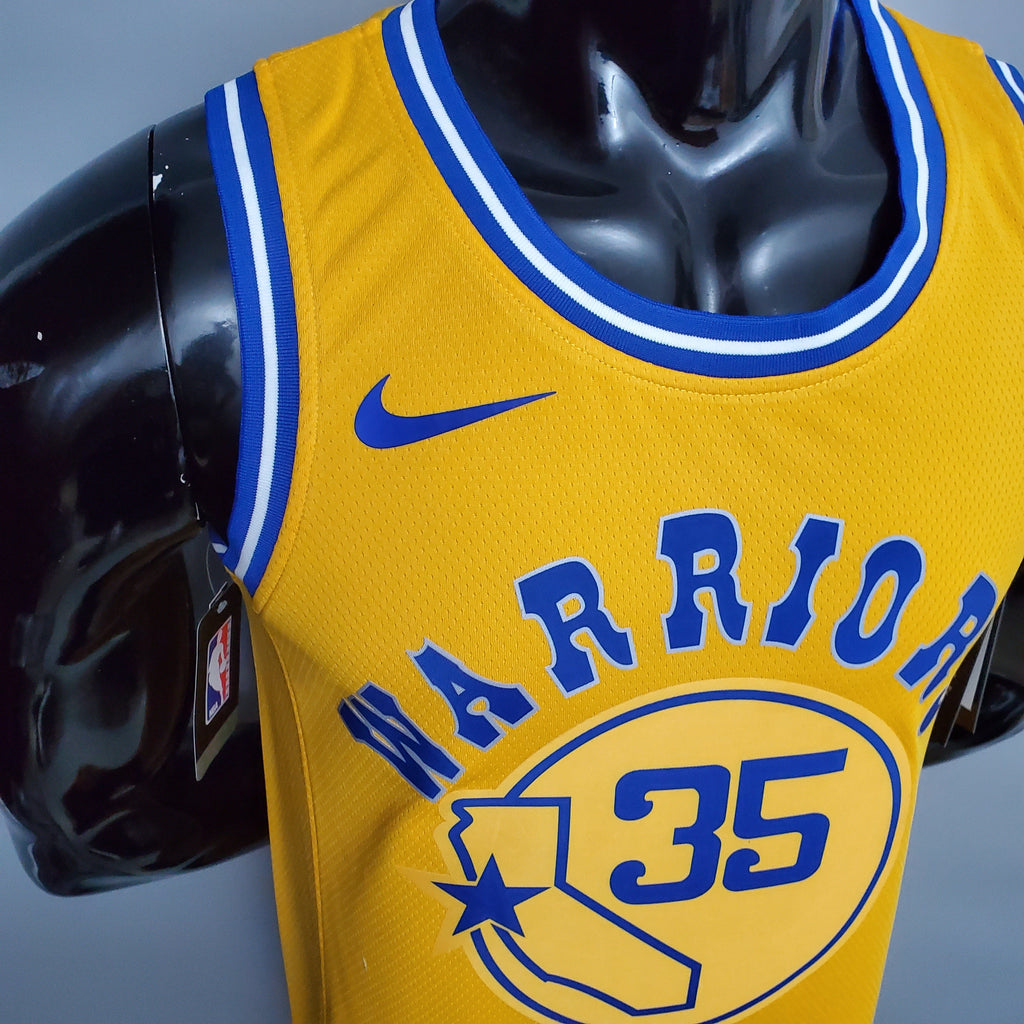 Camisa NBA Golden State Warriors #35 Durant - (Retrô) Yellow