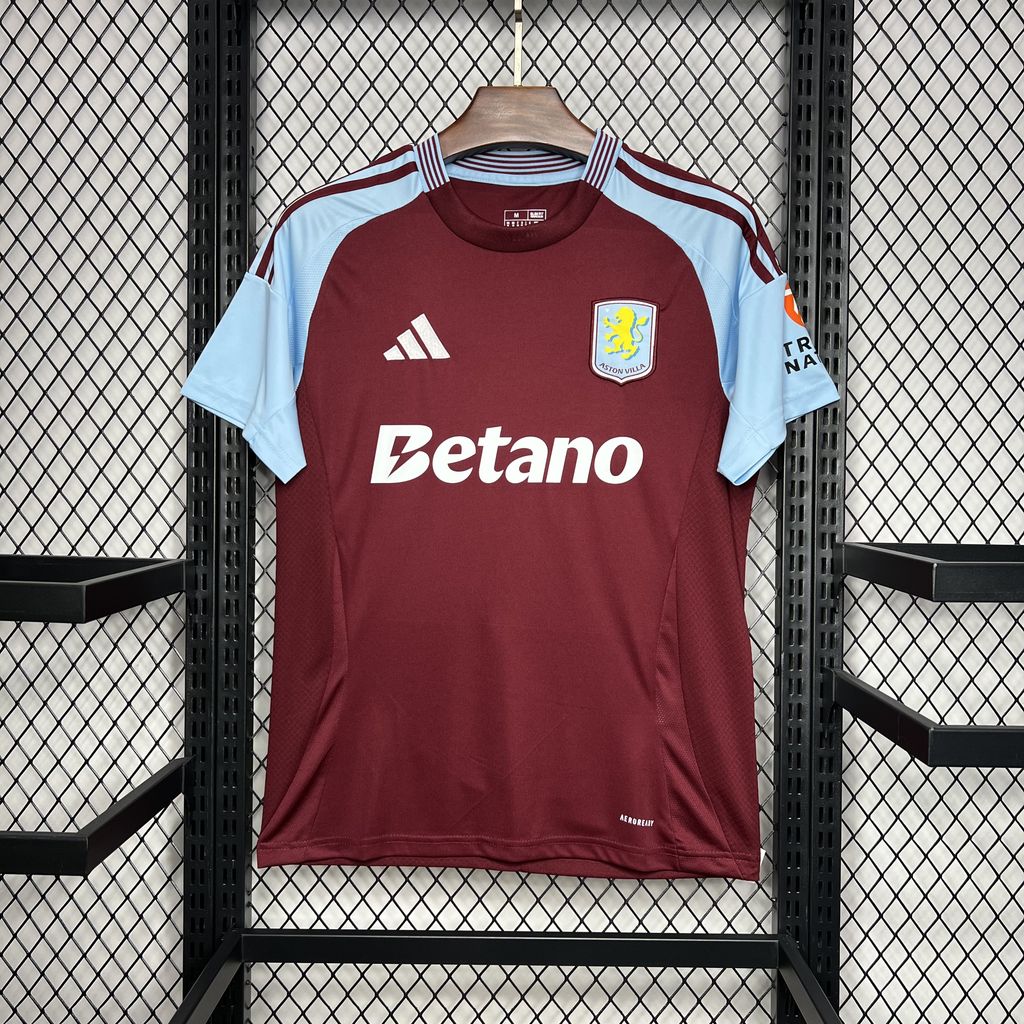 Camisa Aston Villa Villa Home 24/25 Castore (Torcedor) Masculina