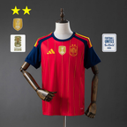 Camisa Espanha 2026 Home (Com Patchs) - (Torcedor)