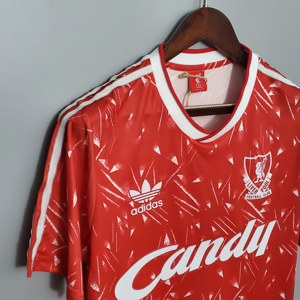 Camisa Liverpool 89/90/91 Home - (Retrô)