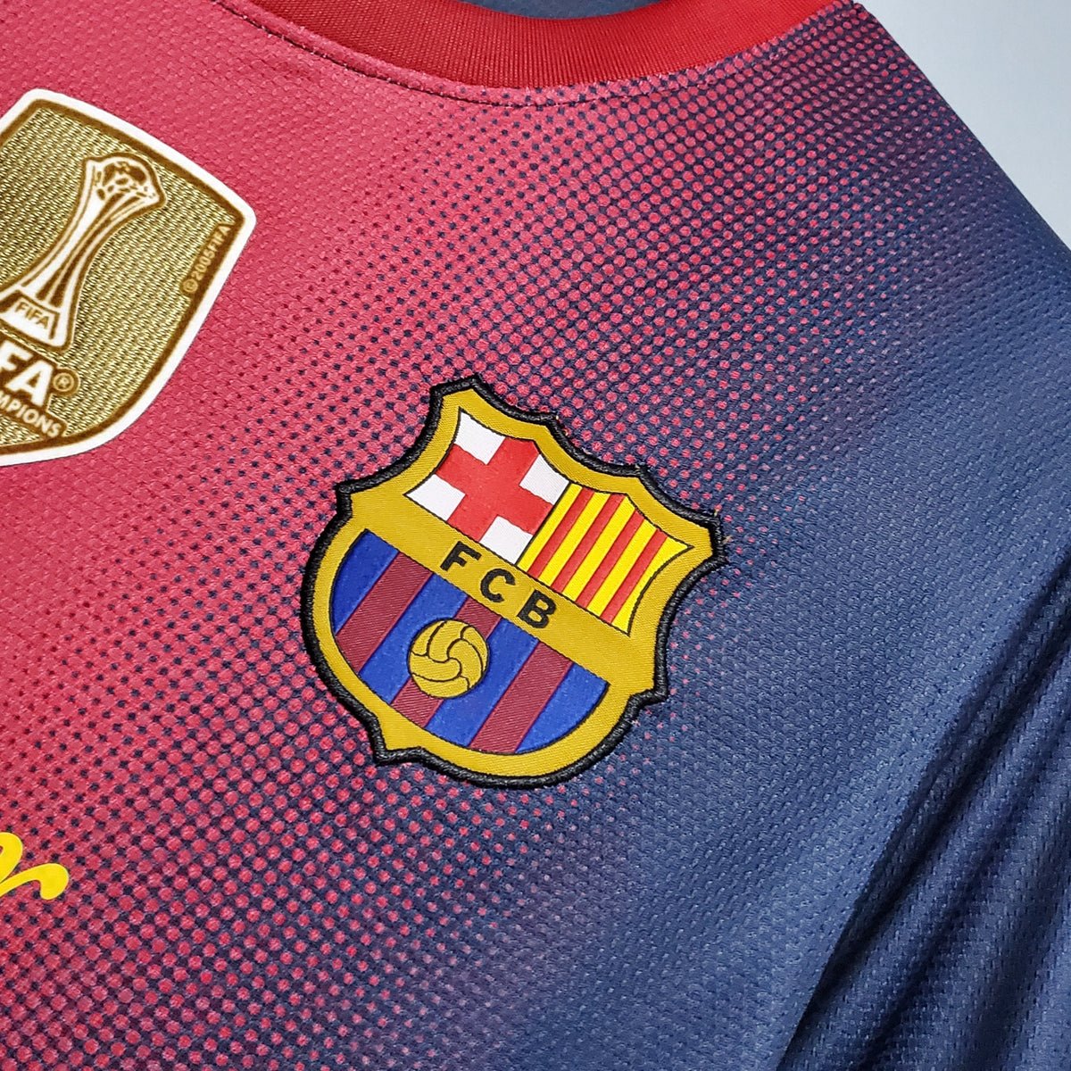 Camisa Barcelona Titular 12/13 - Versão (Retrô)