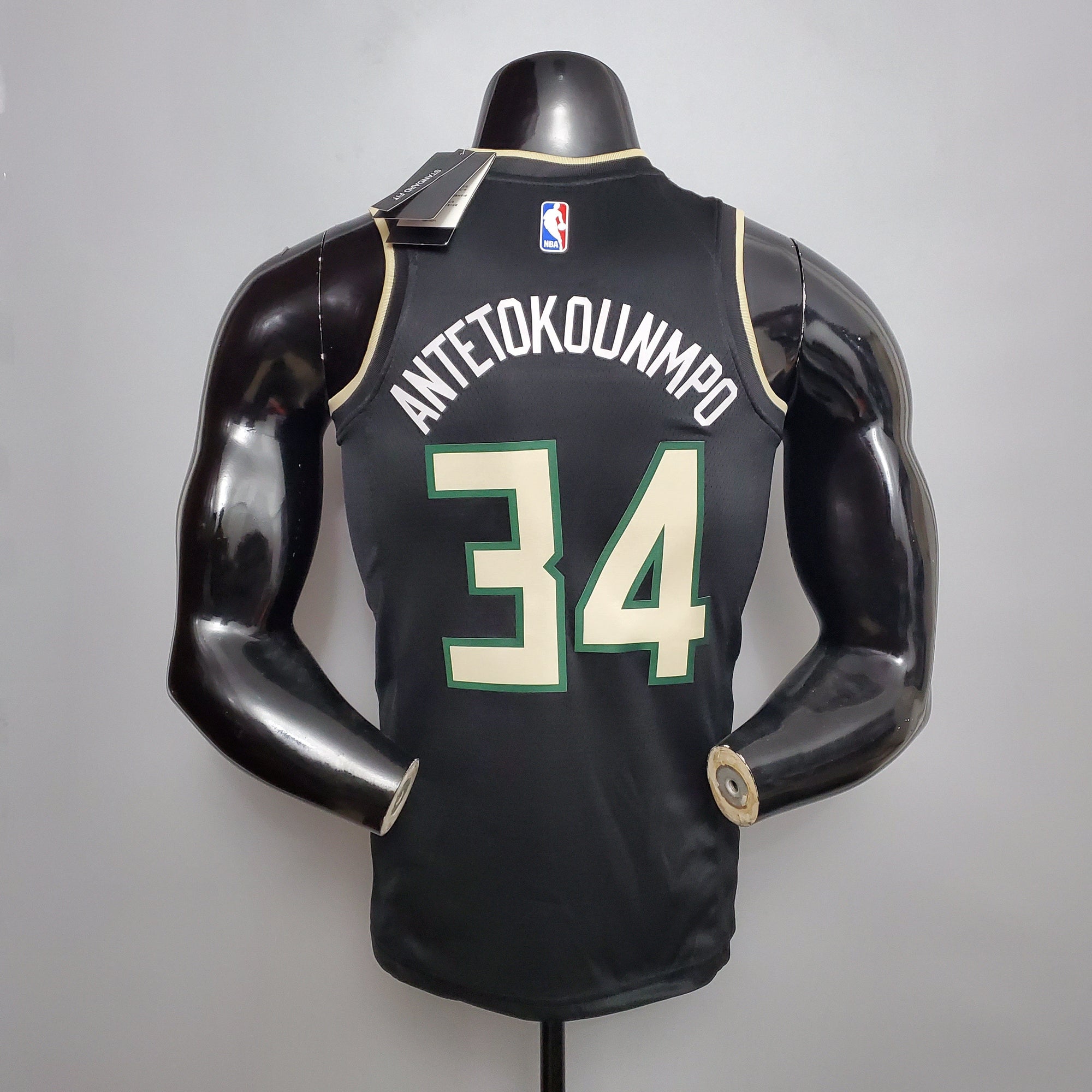 Camisa NBA Milwalkee Bucks #34 Antetokounmpo - Theme Black