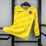 Camisa Colômbia 1994 Home - (Retrô) Manga Longa