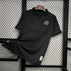 Camisa Olympique de Marseille 125 anos (Black) 24/25 - Versão (Torcedor) Masculina