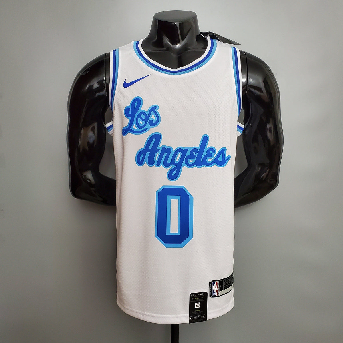 Camisa NBA Lakers #0 Kuzma (Retrô) Night White - 23/24
