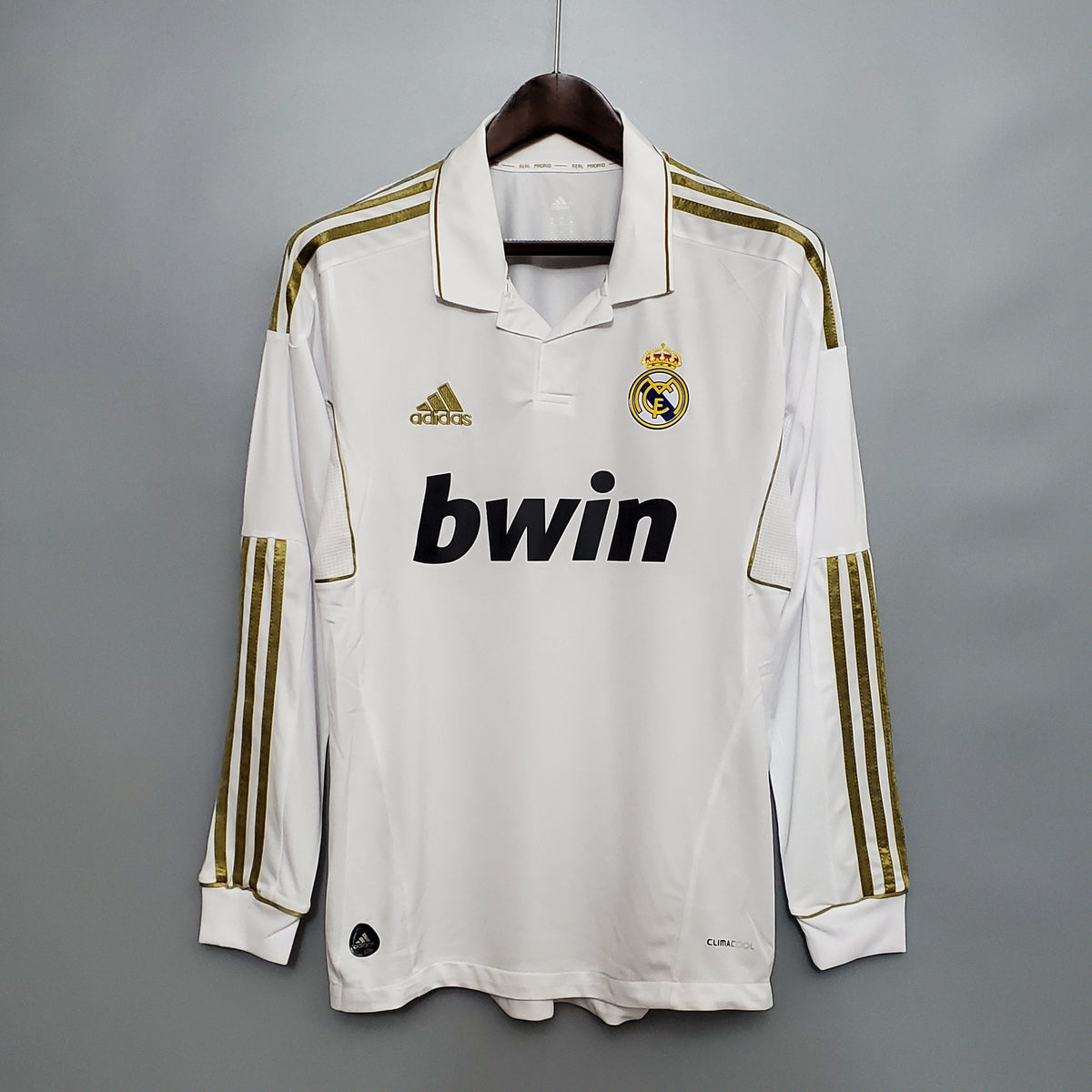 Camisa Real Madrid Titular 11/12 - Versão (Retrô) Manga Comprida