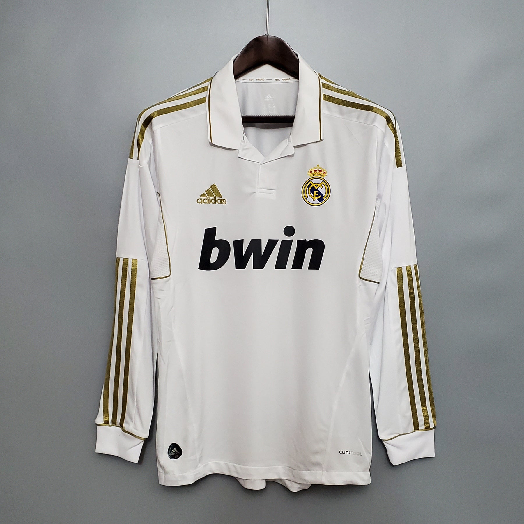 Camisa Real Madrid Titular 11/12 - Versão (Retrô) Manga Comprida