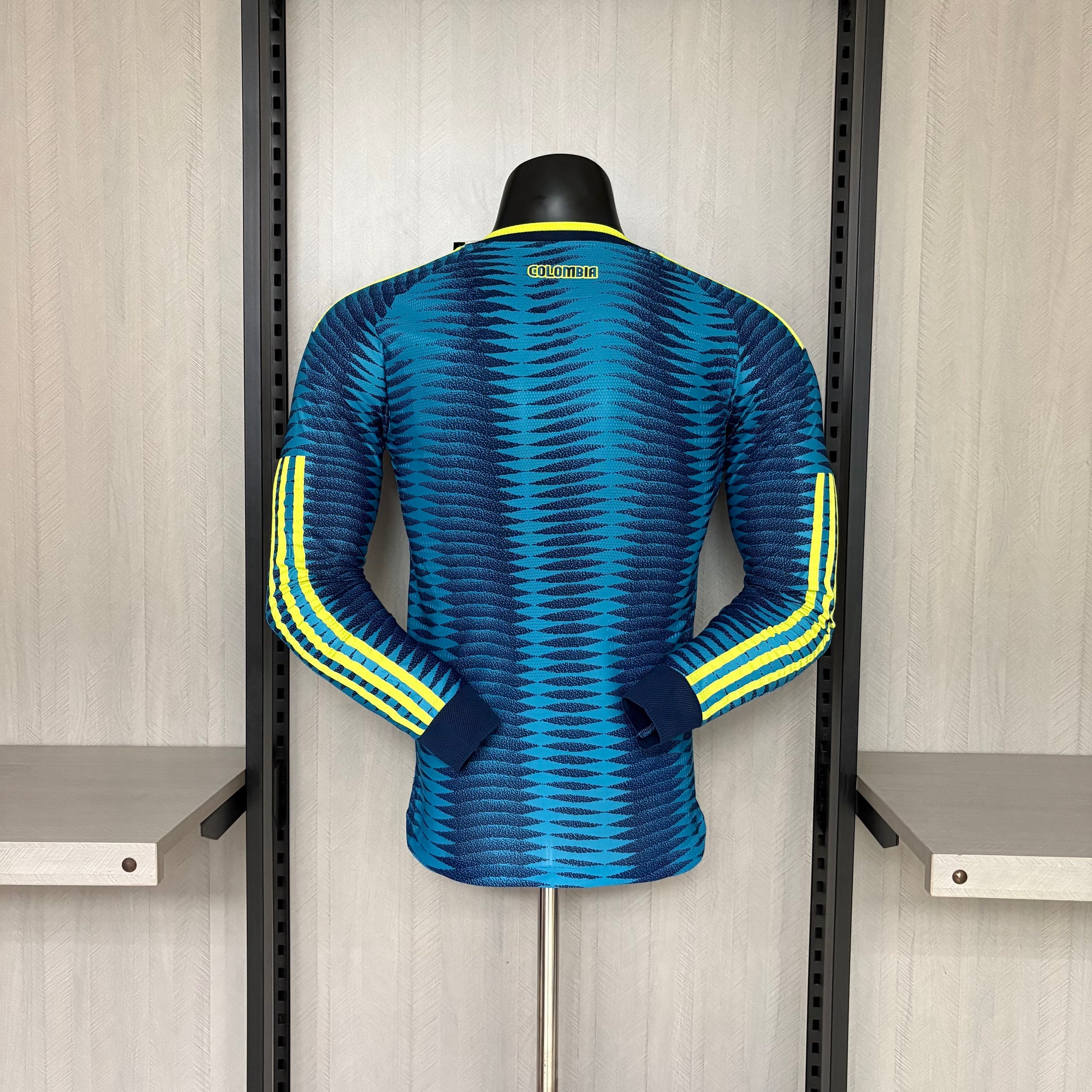 Camisa Colômbia 2026 Away - (Jogador) Manga Longa