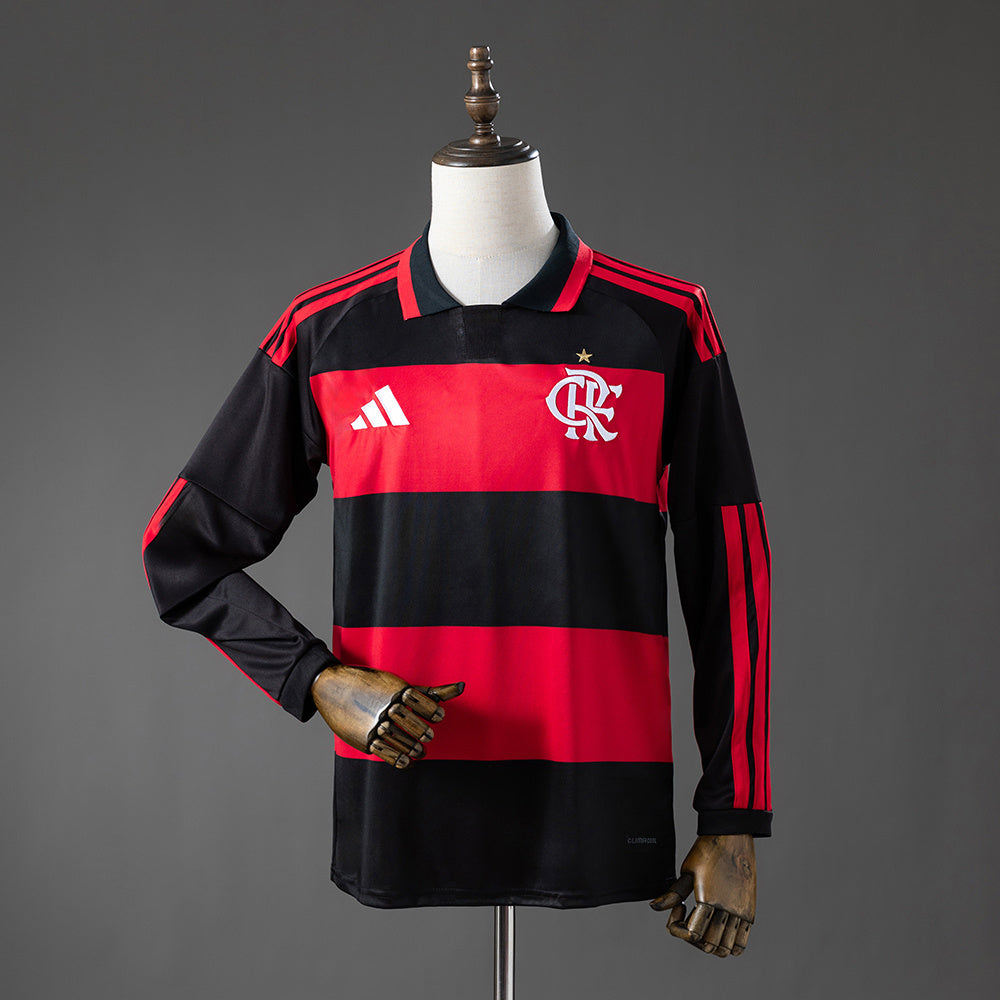 Camisa Flamengo 2026 Home - (Torcedor) Manga Longa