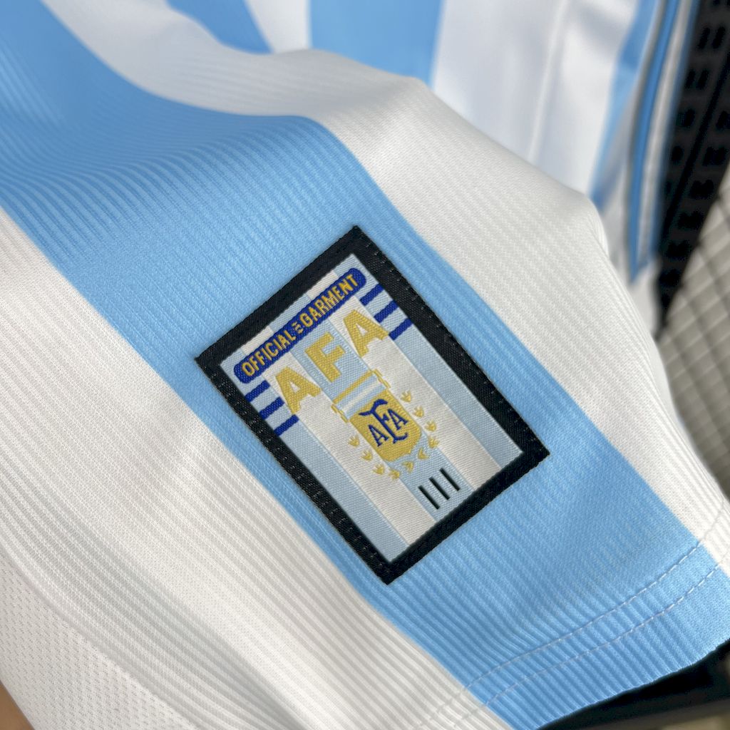 Camisa Argentina Titular 1998 - Versão (Retrô) Manga Comprida
