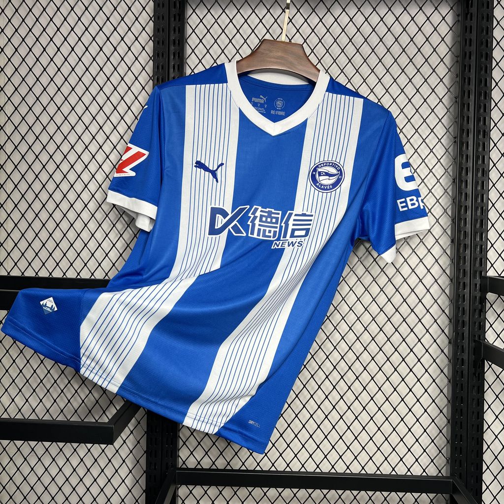 Camisa Alaves Home 24/25 - (Torcedor) Masculina
