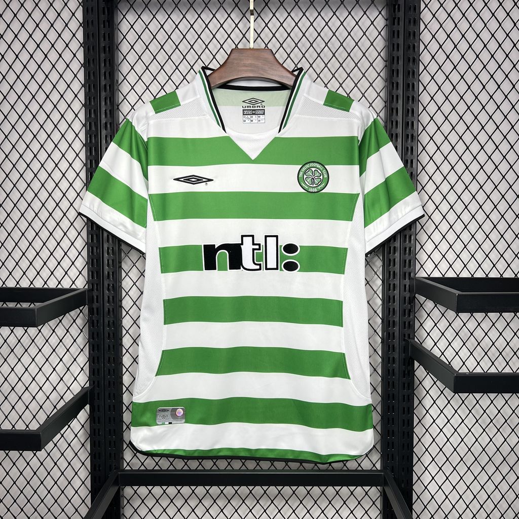 Camisa Celtic Titular 01/02 - Versão (Retrô)