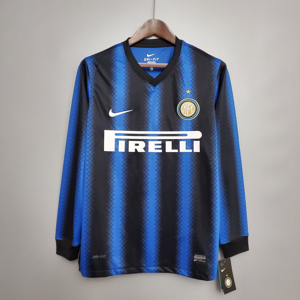 Camisa Inter de Milão 10/11 Home - (Retrô) Manga Longa
