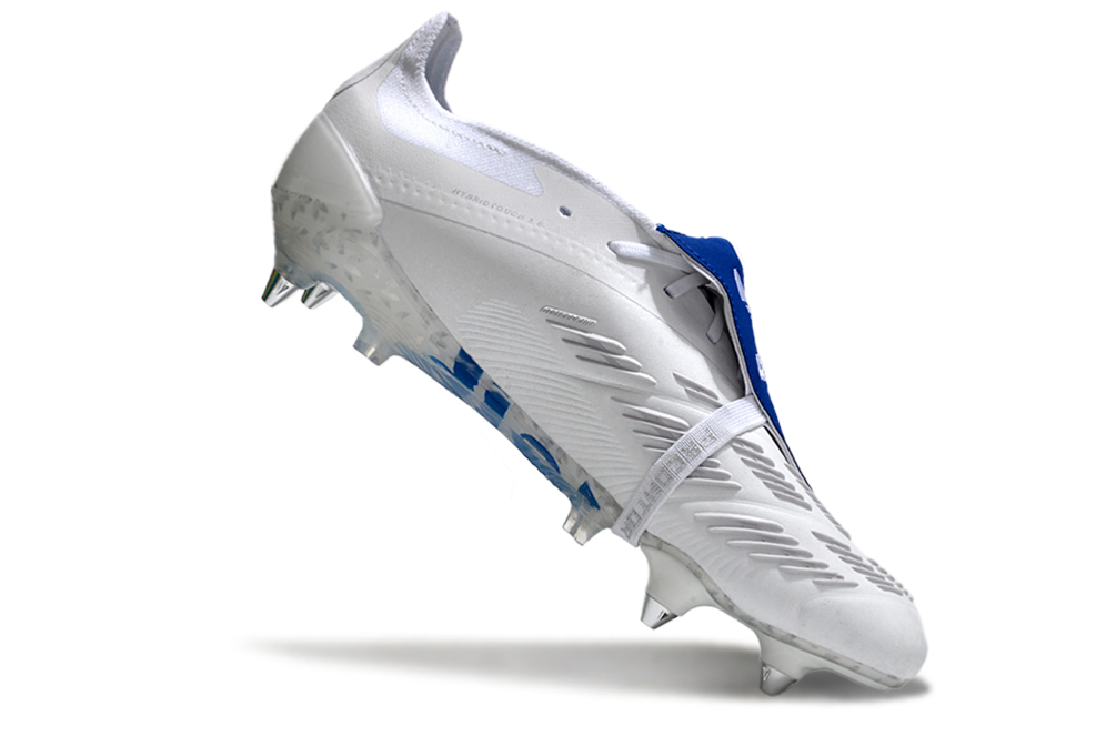 Adidas Predator Elite Fold-Over Tongue SG - Branca e Azul
