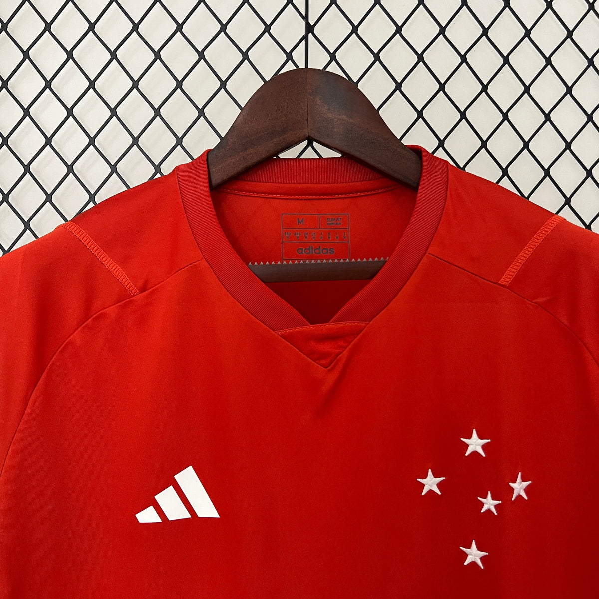 Camisa Cruzeiro Treino vermelha 24/25 - Versão (Torcedor) Masculina