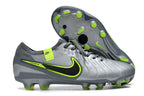 Chuteira Nike Tiempo Legend 10 FG - Prata - Pack Voltage